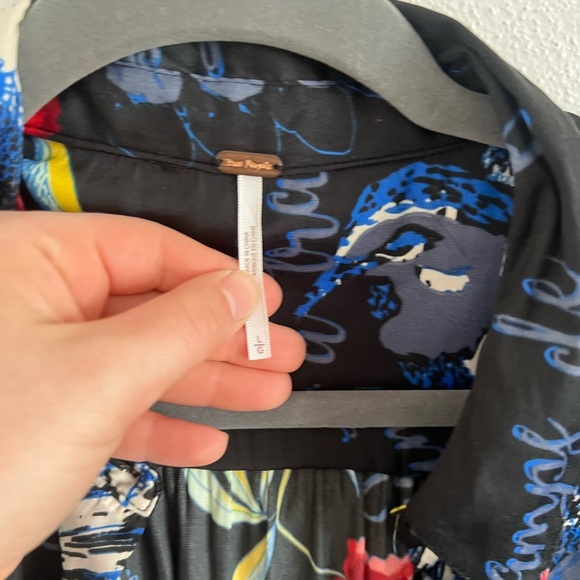 Free People Silky Nights Top, size large - Picture 3 of 4